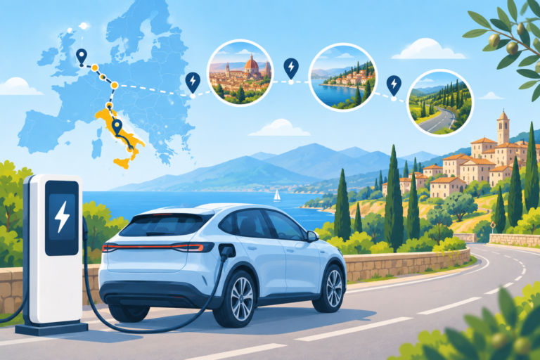 5900 km naar en door Italie